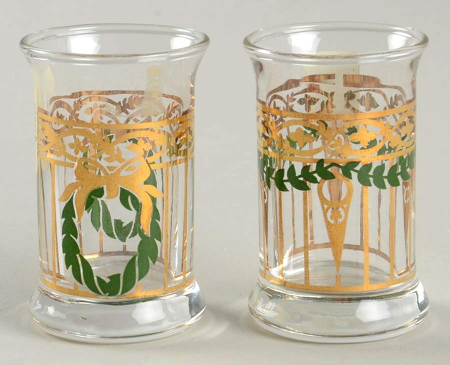 Christmas Dram-Shot Glasses 1996 Dram Glasses Set Of 2 - Boxed by Holmegaard-1