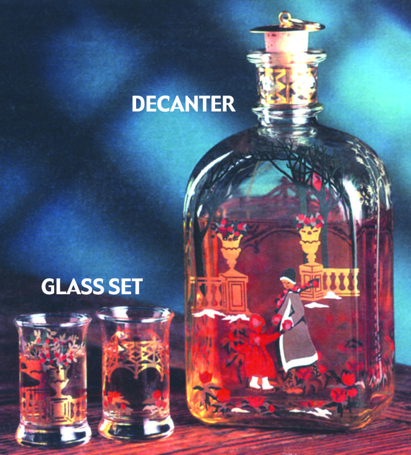 Christmas Dram-Shot Glasses 1997 Dram Glasses Set Of 2 - Boxed by Holmegaard-1