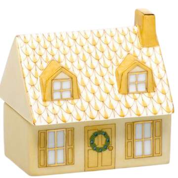 Boxes Home Sweet Home-Butterscotch - No Box by Herend-1