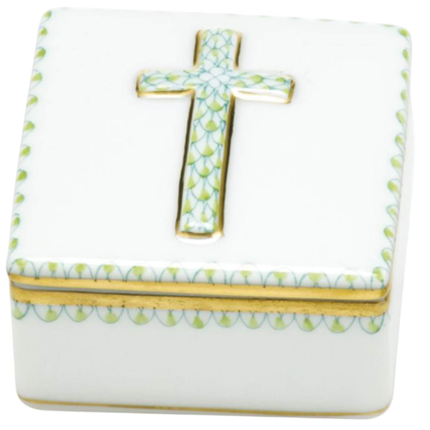Boxes Prayer Box-Keylime - No Box by Herend-1