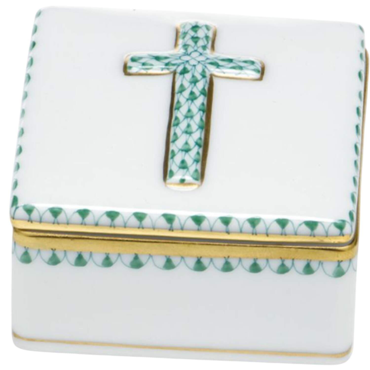 Boxes Prayer Box-Green - No Box by Herend-1