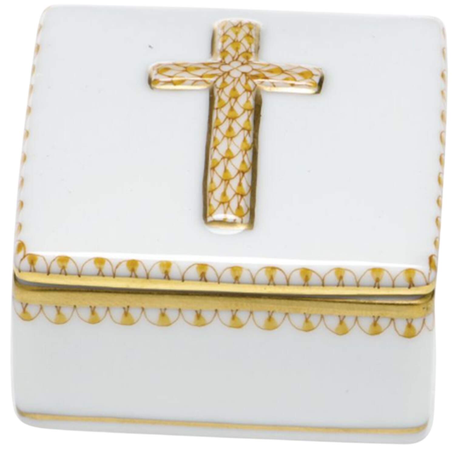 Boxes Prayer Box-Butterscotch - No Box by Herend-1