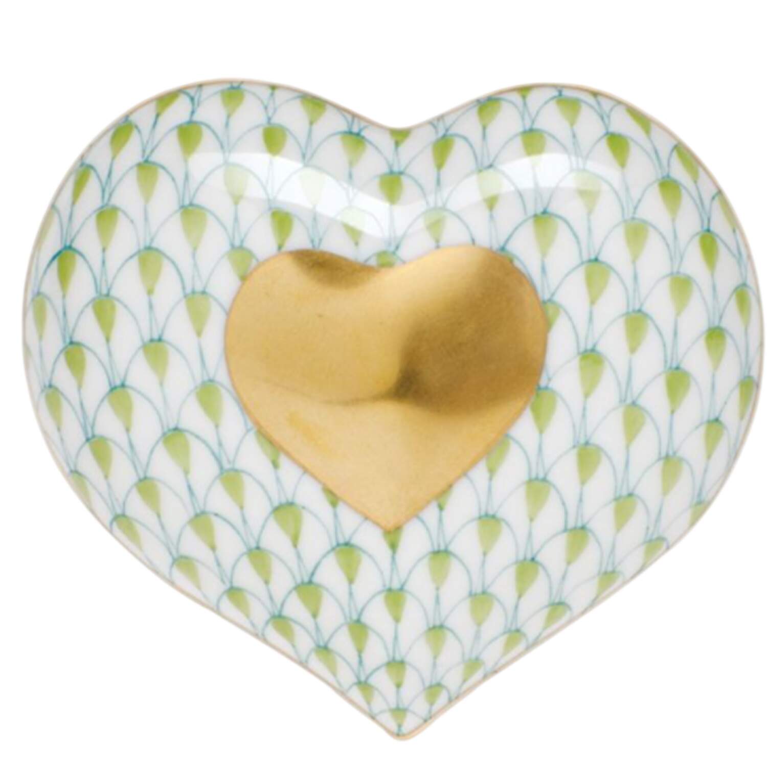 Manmade Objects Heart Of Gold-Keyliime - No Box by Herend-1