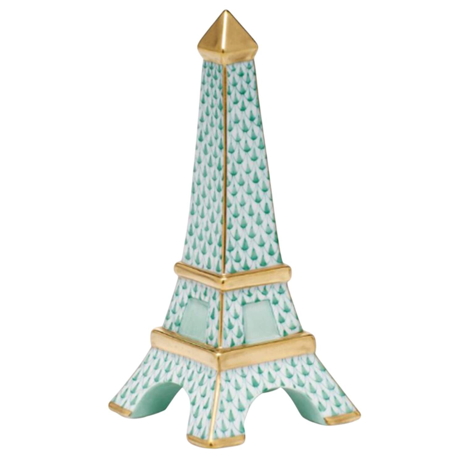 Manmade Objects Eiffel Tower-Green - No Box by Herend-1