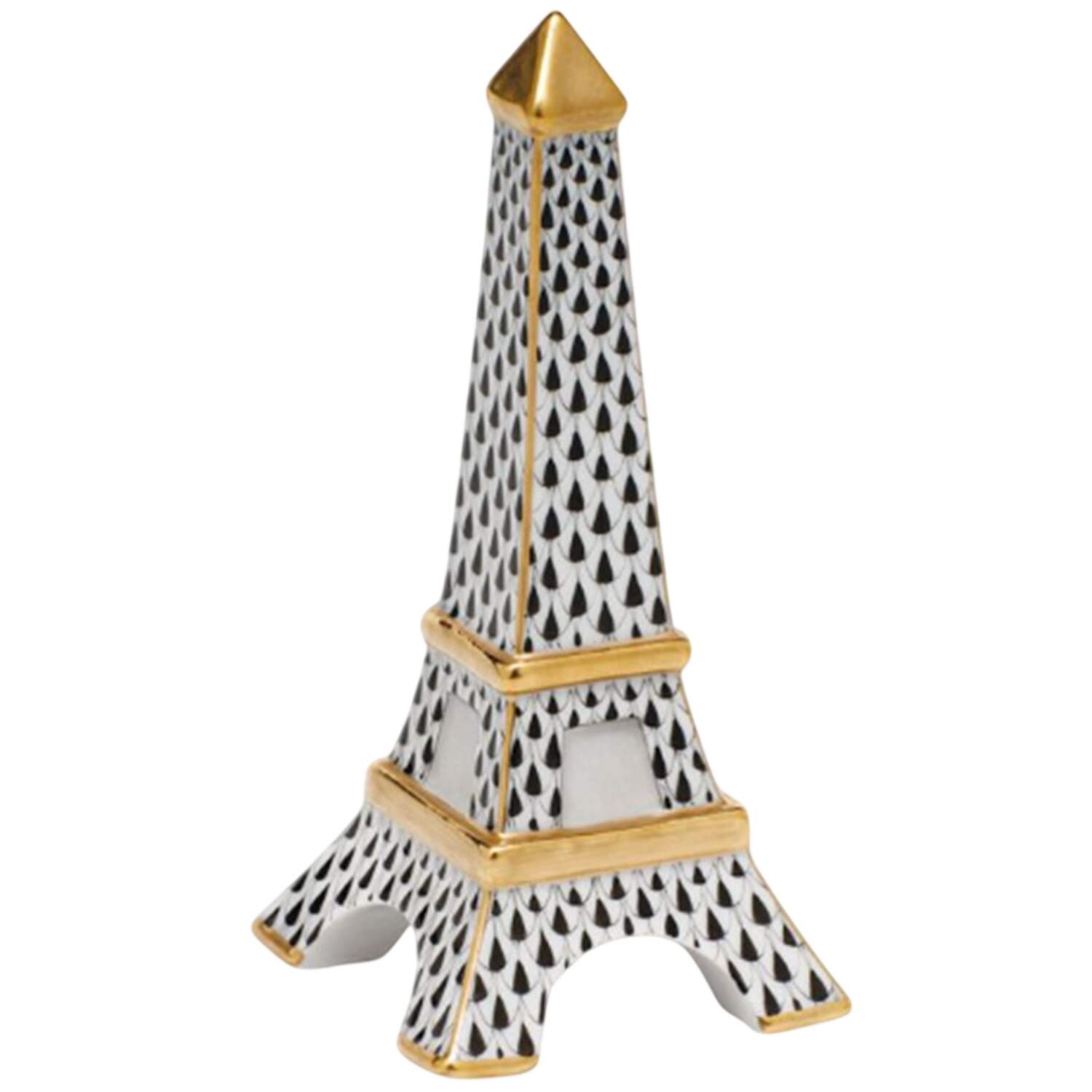 Manmade Objects Eiffel Tower-Black - No Box by Herend-1