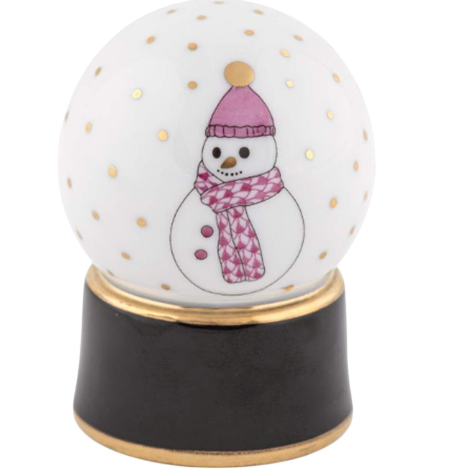 Manmade Objects Snow Globe-Raspberry - No Box by Herend-1