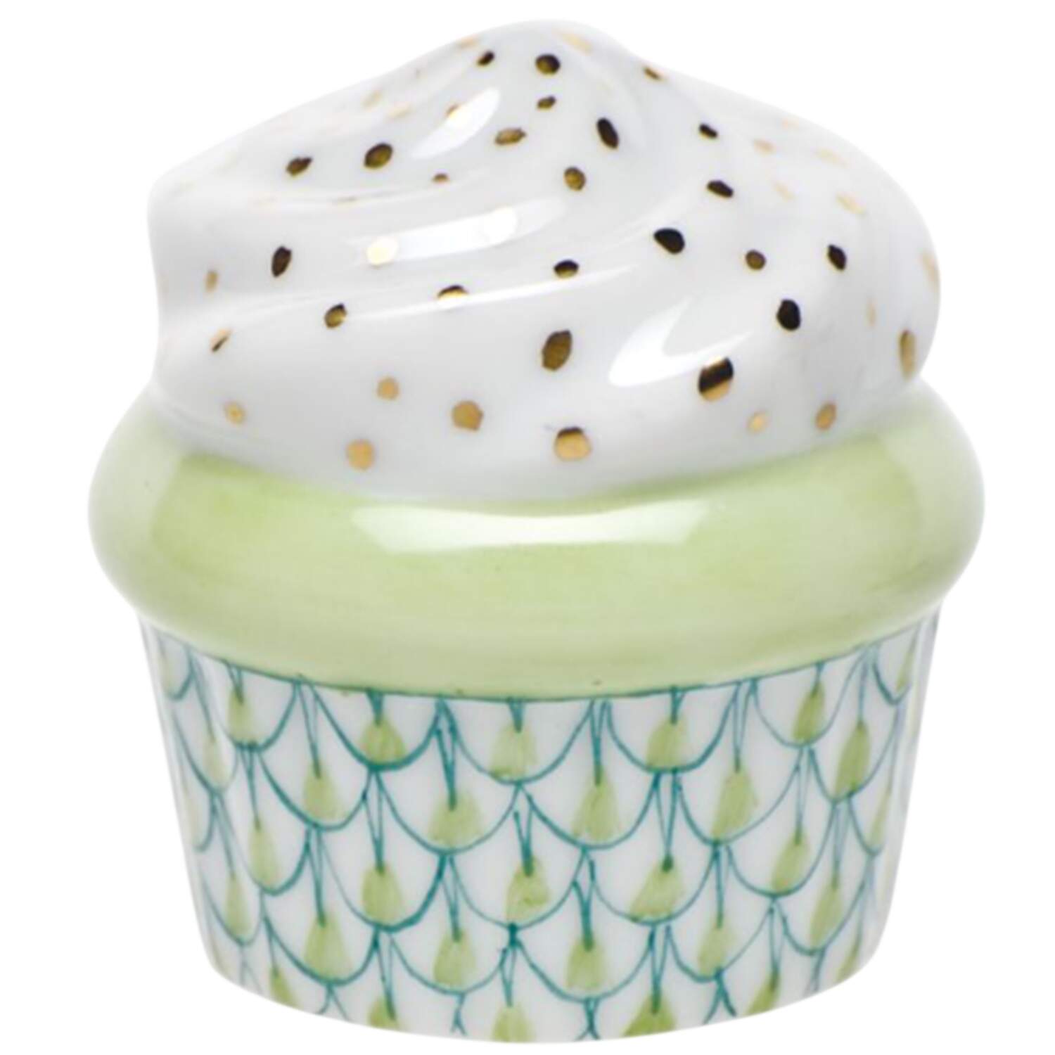 Manmade Objects Cupcake-Key Lime - No Box by Herend-1