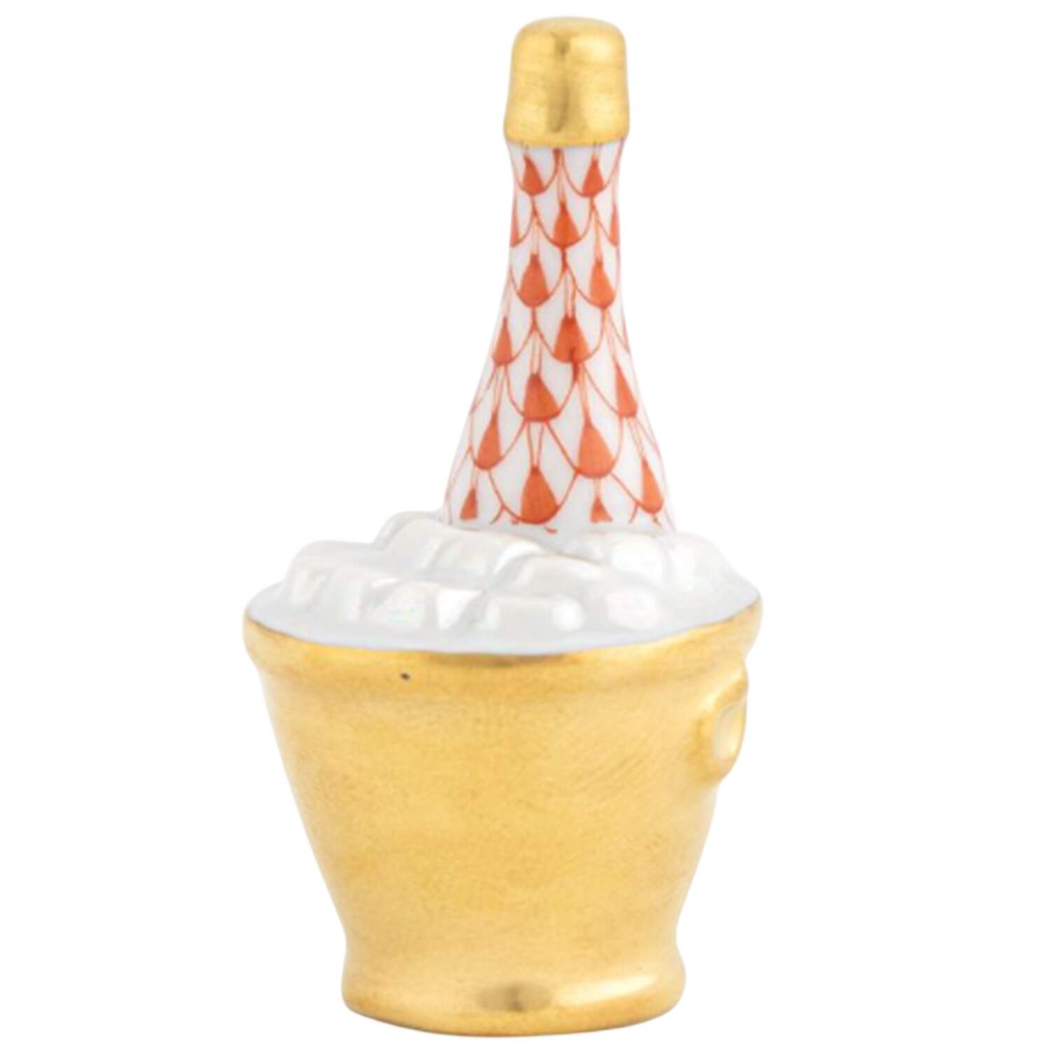Manmade Objects Champagne Bucket-Rust - No Box by Herend-1