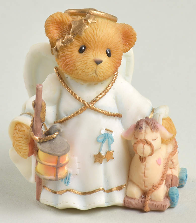 Cherished Teddies Miniature Nativity Angel  - No Box by Hamilton Collection-1