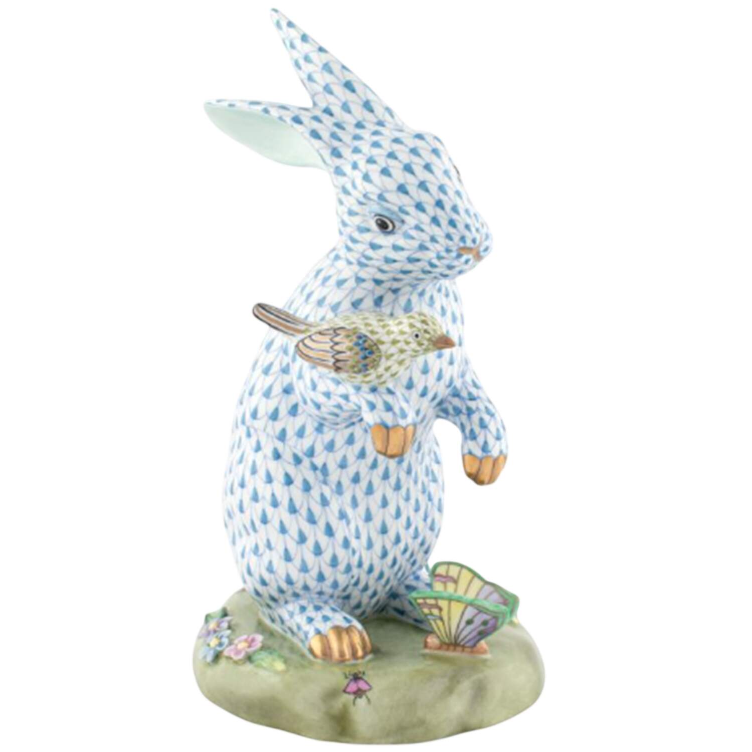 Rabbits & Bunnies (Single) Anniversary Bunny - No Box by Herend-1