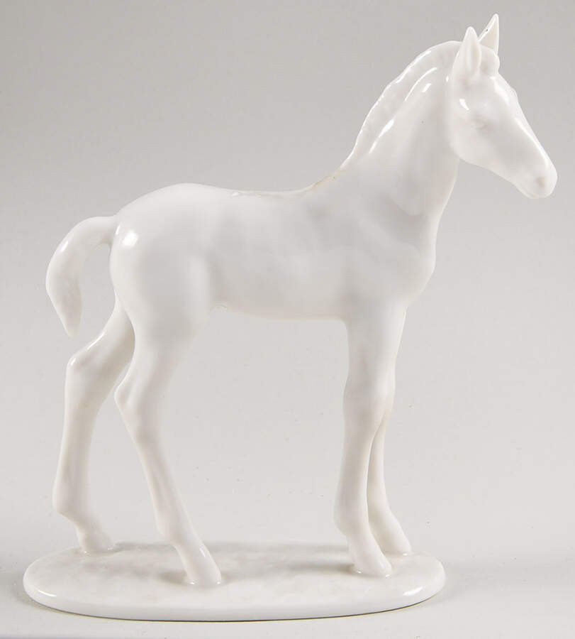 Horses Foal Standing-White - Boxed by Hutschenreuther-1