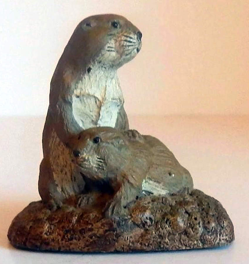 Bronze Menagerie Prairie Dog - Boxed by Hamilton Collection-1