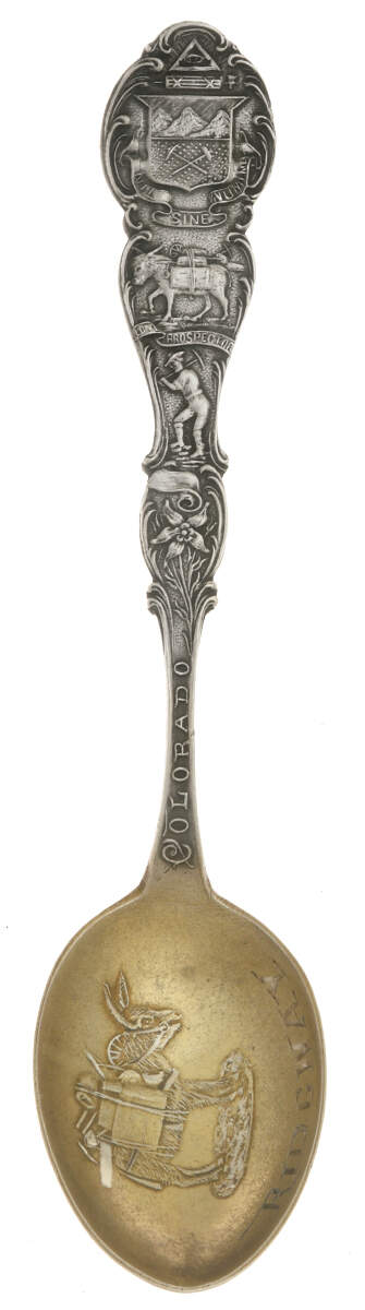 Souvenir Spoons (Sterling) Ridgway, Colorado - No Box by Hirsch & Oppenheimer-1