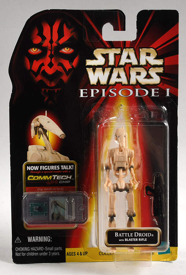 Star Wars:The Phantom Menace Battle Droid-Clean - No Box by Hasbro Toys-1