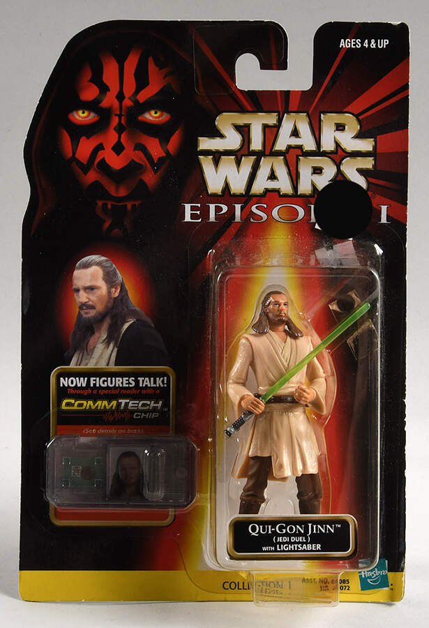 Star Wars:The Phantom Menace Qui-Gon Jinn (Jedi Duel) - No Box by Hasbro Toys-1