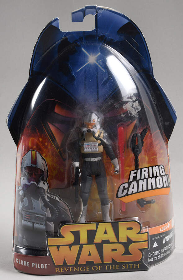Star Wars:Revenge of the Sith Clone Pilot - Gray And White - Boxed by Hasbro Toys-1