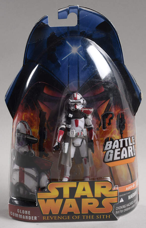 Star Wars:Revenge of the Sith Clone Commander - Red - No Box by Hasbro Toys-1