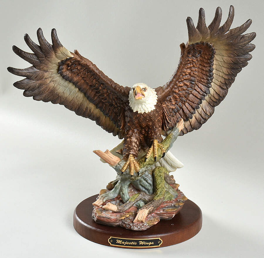 Boehm at Home American Spirit-American Bald Eagle - No Box by Home Interiors-1