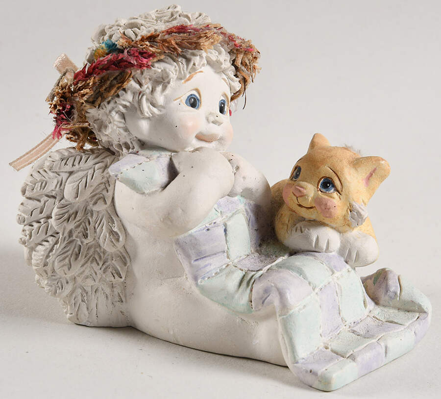 Dreamsicles-Cherub Comfy Kitty - Boxed by Cast Art-1