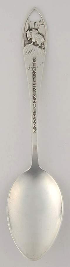 Robbins Silver Christmas Spoon Glacier National Park - No Box by Robbins-1