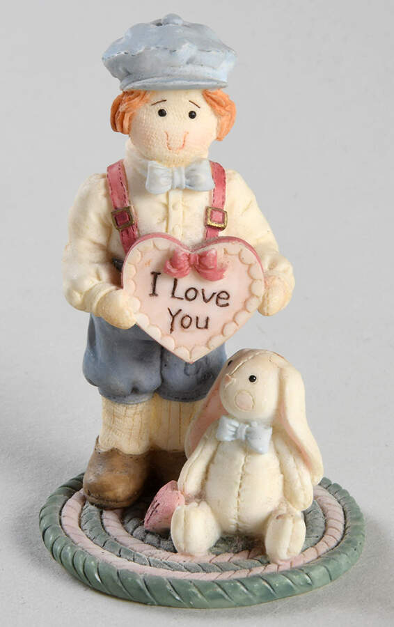 Gentle Expressions Collection Heart Tugs-I Love You - No Box by Cast Art-1