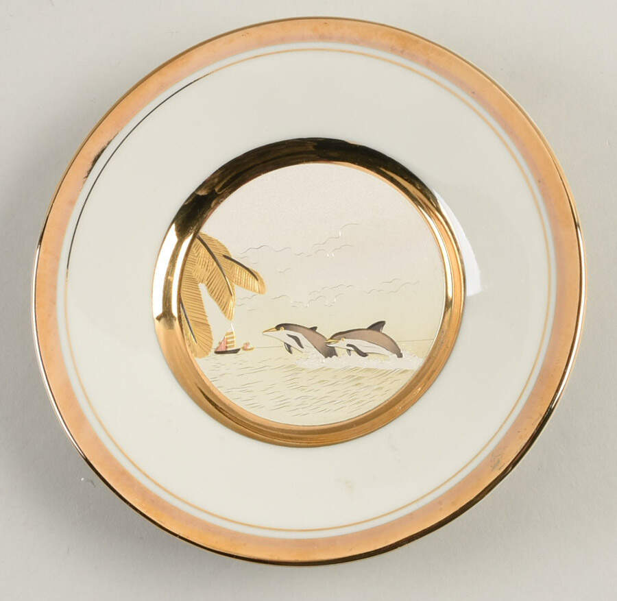 Chokin Art Dolphins - No Box by Japan-1