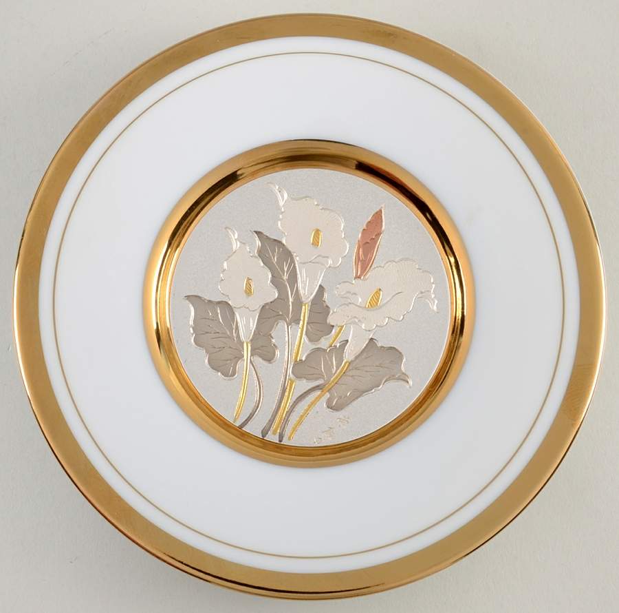 Chokin Art Calla Lily - No Box by Japan-1
