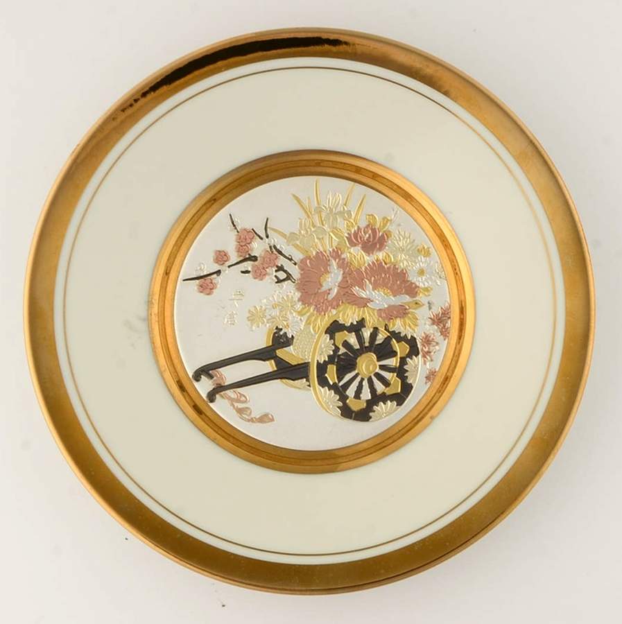 Chokin Art Flower Cart - No Box by Japan-1