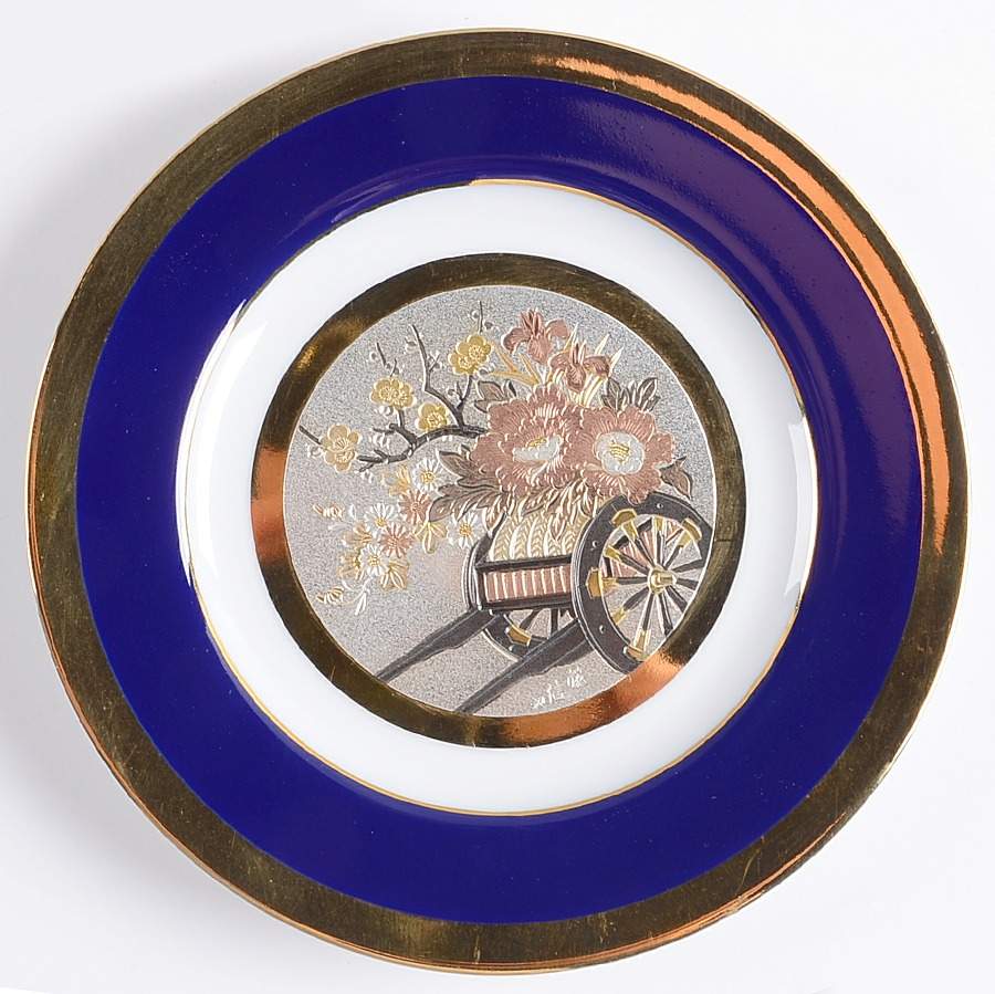 Chokin Art Flower Cart - No Box by Japan-1
