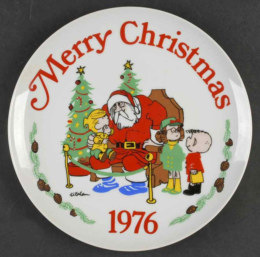 Christmas Plate Dennis The Menace - No Box by Joy's-1