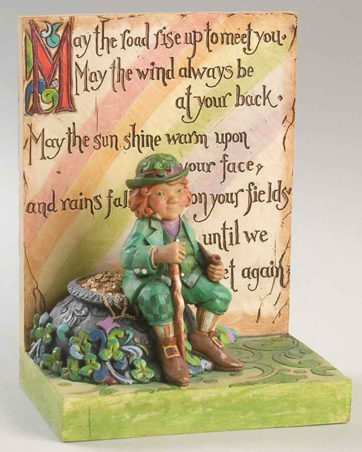 Irish Collection An Irish Blessing - Leprechaun - Boxed by Jim Shore-1
