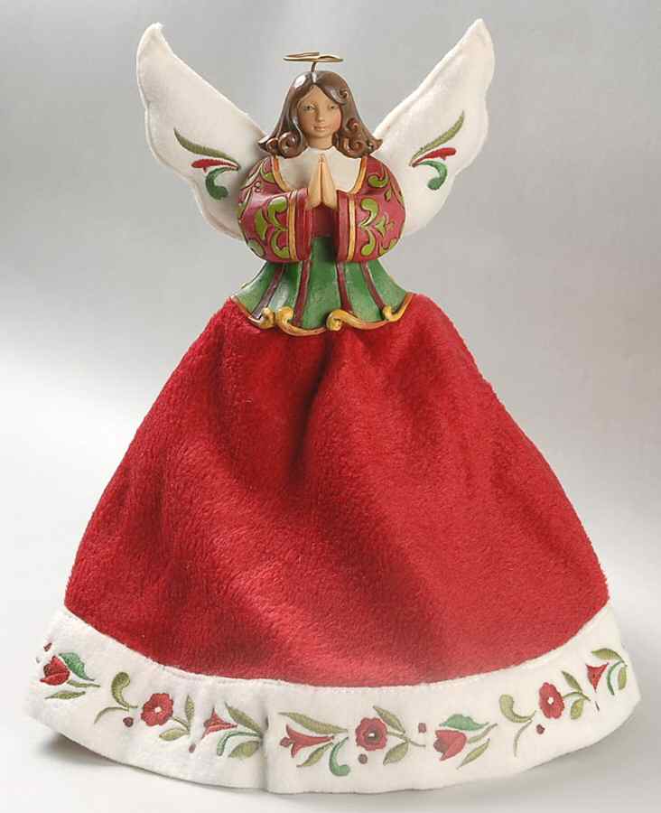 Tree Toppers Amgel Tree Topper - No Box by Jim Shore-1