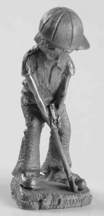 John Sullivan Pewter Figurines Boy Hitting Golf Ball - No Box by John Sullivan-1