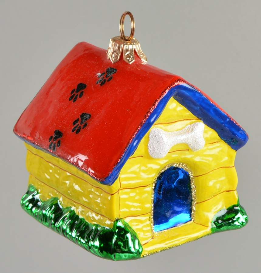 Ornaments Doghouse - Boxed by Joy To the World-1