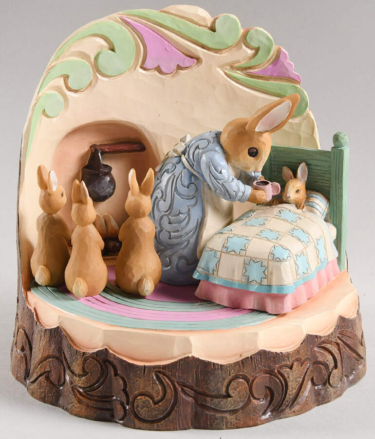 Beatrix Potter Mrs Rabbit With Bunnies - No Box by Jim Shore-1
