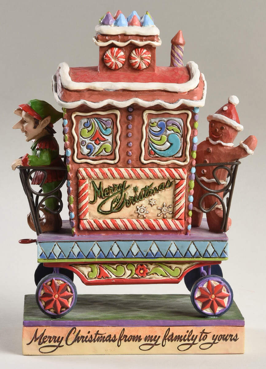 Santa Express Candy Cane Caboose - Boxed by Jim Shore-1