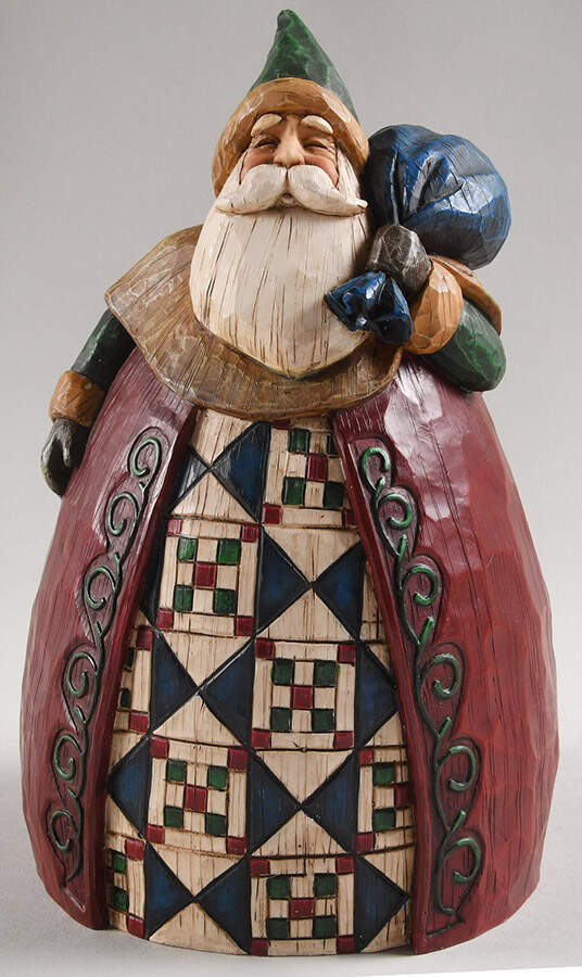Classic Santas Santa With Bag Over Shoulder - Boxed by Jim Shore-1