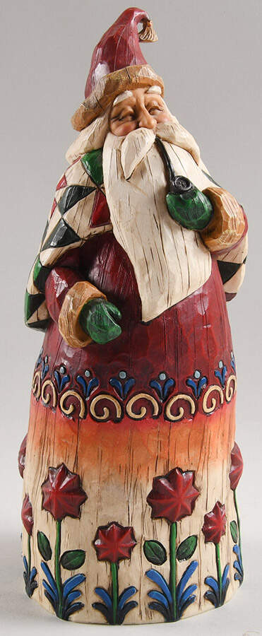 Classic Santas Santa With Pipe - Boxed by Jim Shore-1