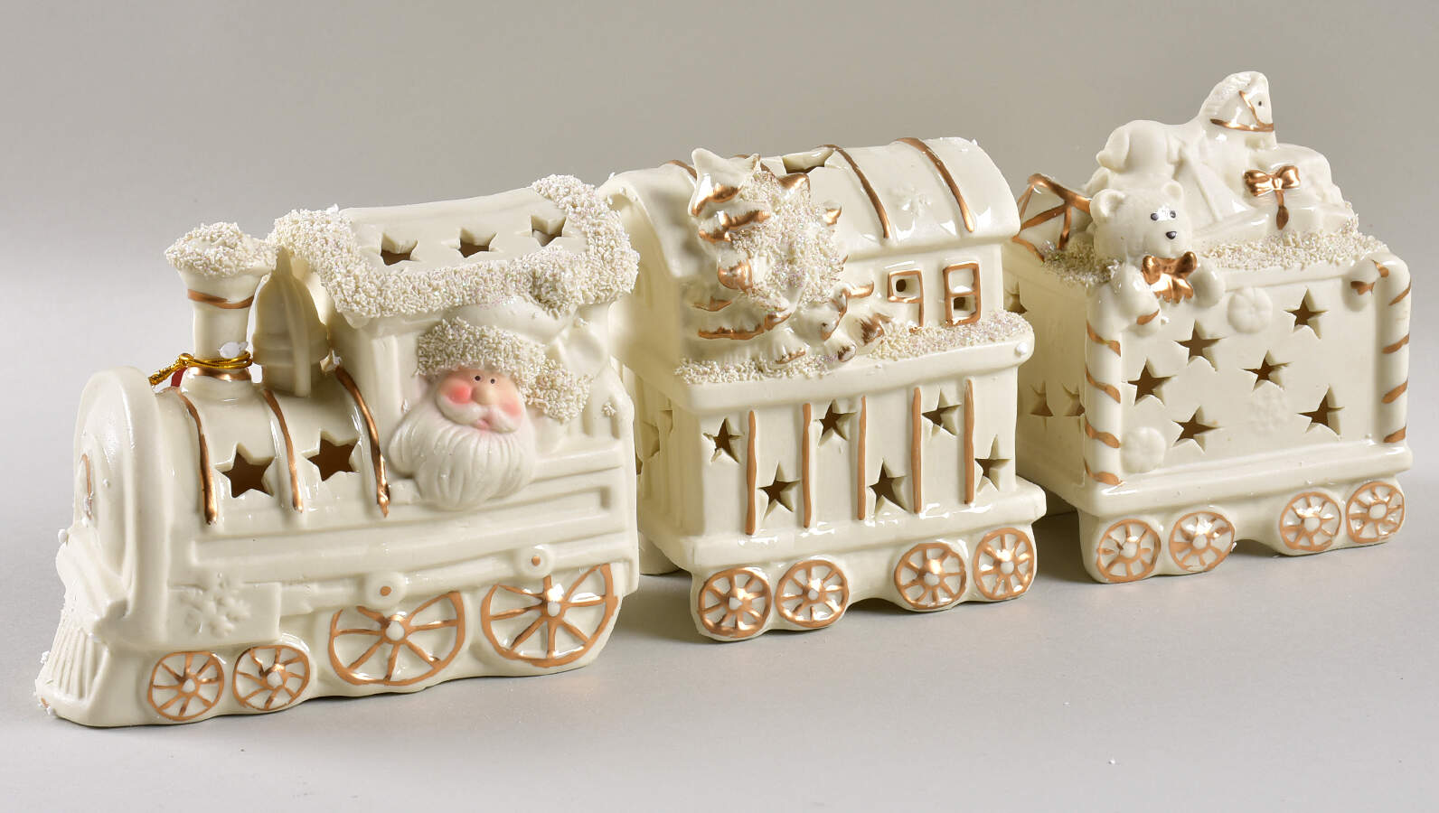 Home Collection Ivory Bisque Train Set - No Box by JCPenney-1