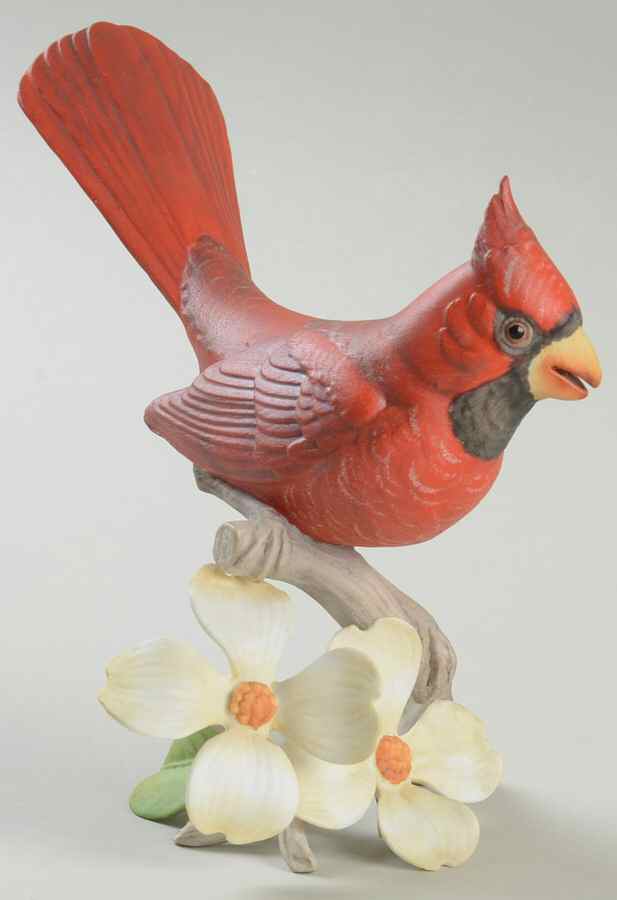 Birds Cardinal (Colored Bisque) - No Box by Kaiser-1