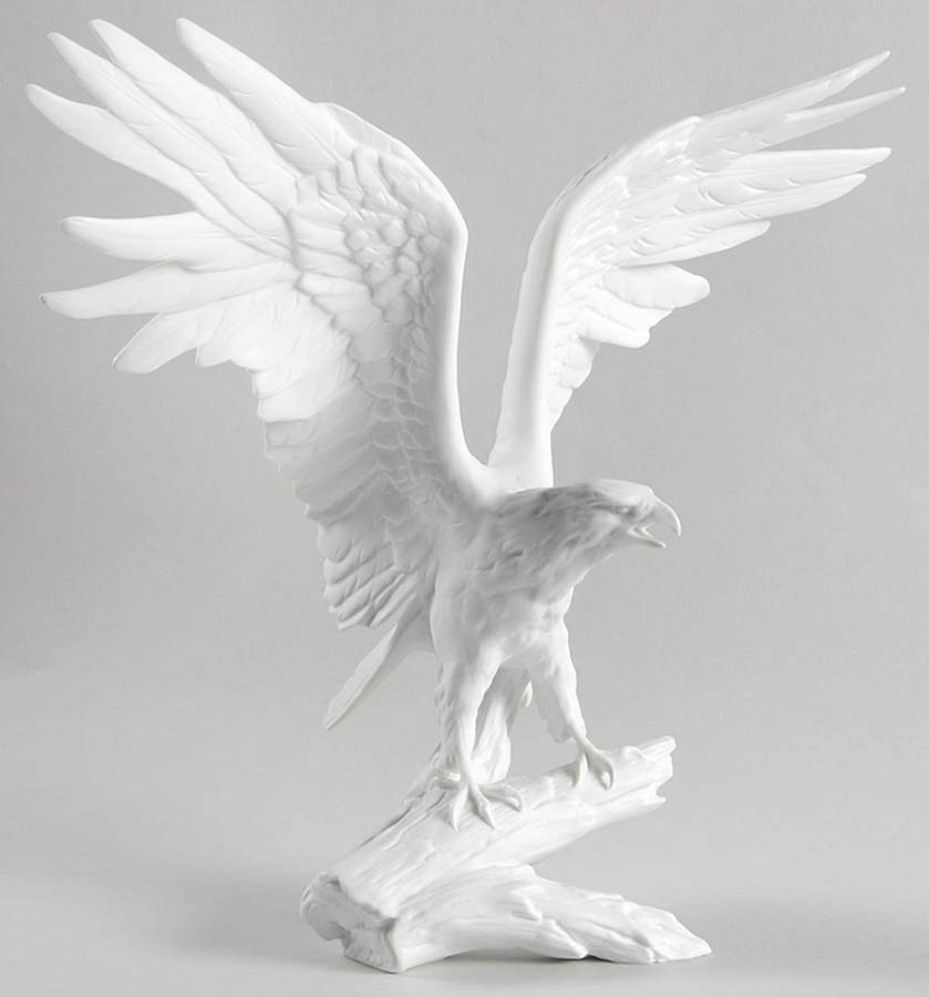 Birds Bald Eagle Iv - White Bisque - No Box by Kaiser-1