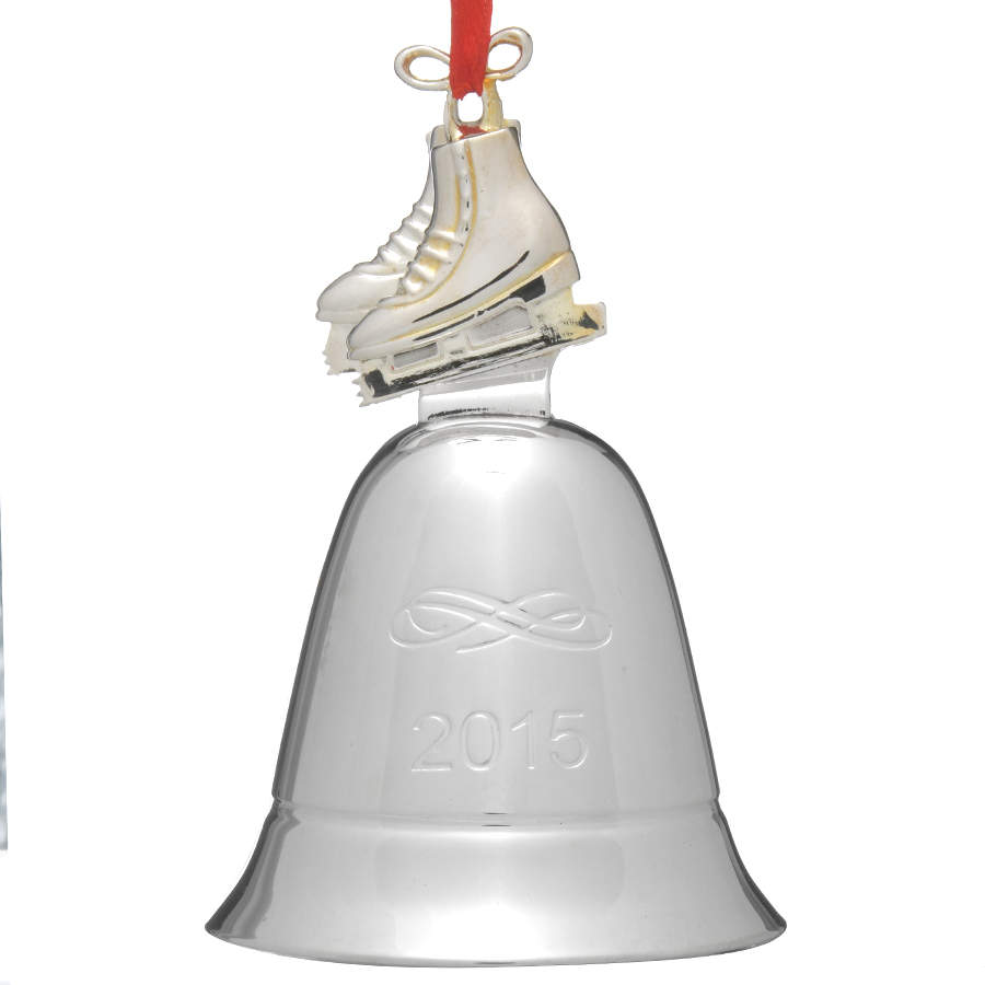 Musical-Annual Bell Skates-We Wish You A Merry Christmas - Boxed by Kirk Stieff-1