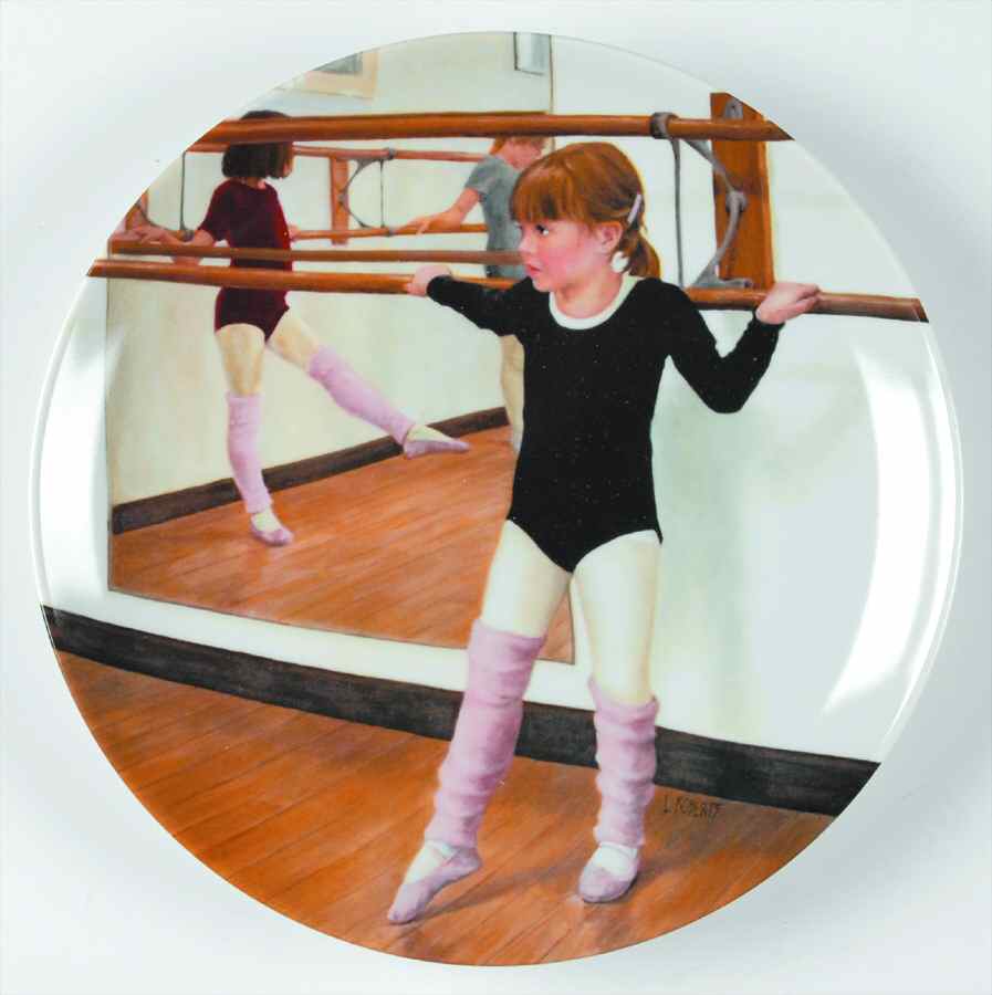 A Swan Is Born At The Barre - Boxed by Edwin Knowles-1