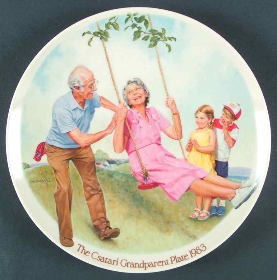 Csatari Grandparents The Swinger - Boxed by Edwin Knowles-1