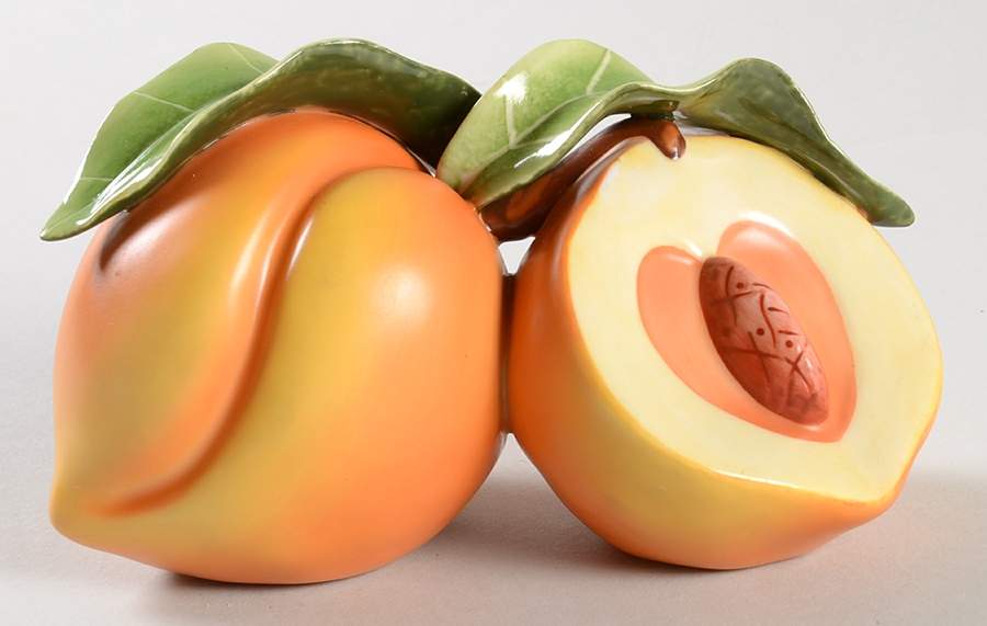 Katherine Houston Figurines & Giftware Double Peaches With Pit - No Box by Katherine Houston-1
