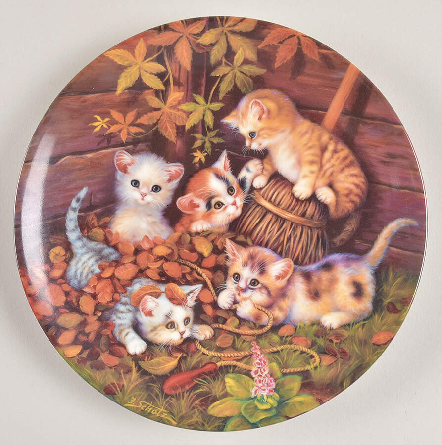 Kitten Expeditions In The Leaves - No Box by Kahla-1