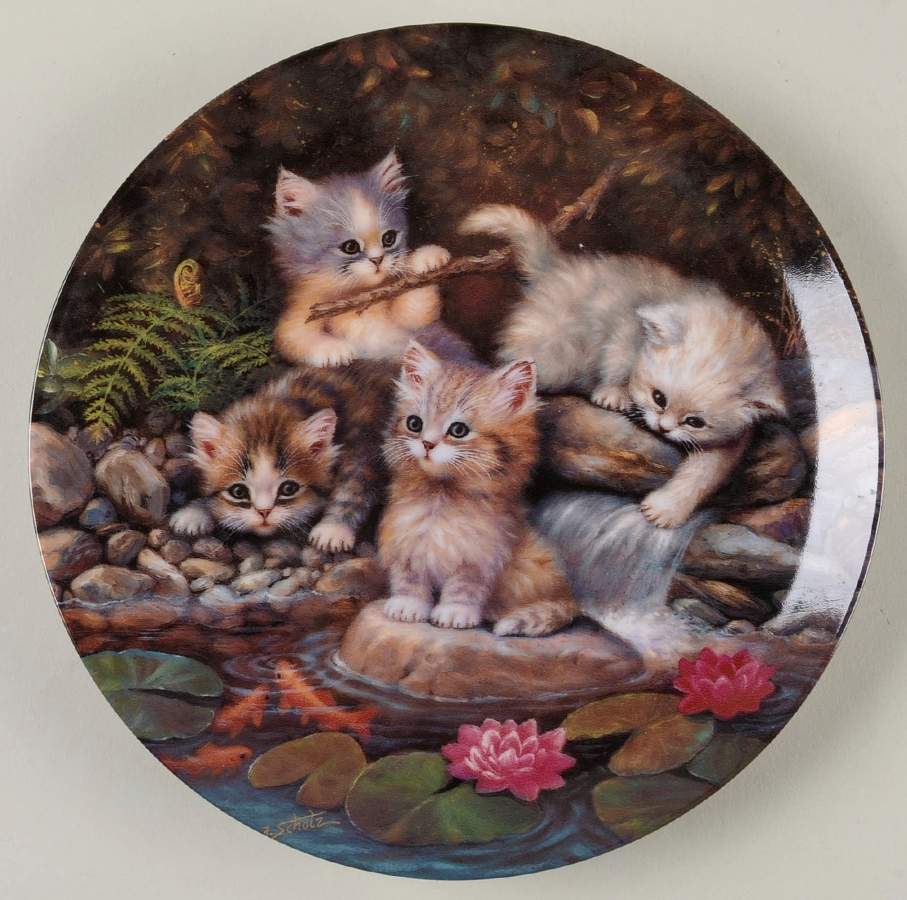 Kitten Expeditions By The Lily Pond - No Box by Kahla-1