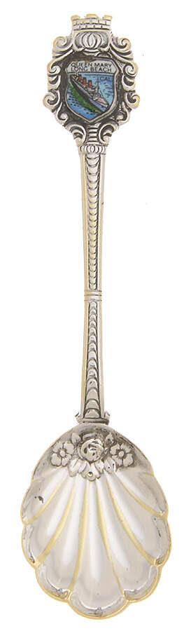 Souvenir Spoons Long Beach, Ca-Queen Mary - No Box by Klepa Arts-1