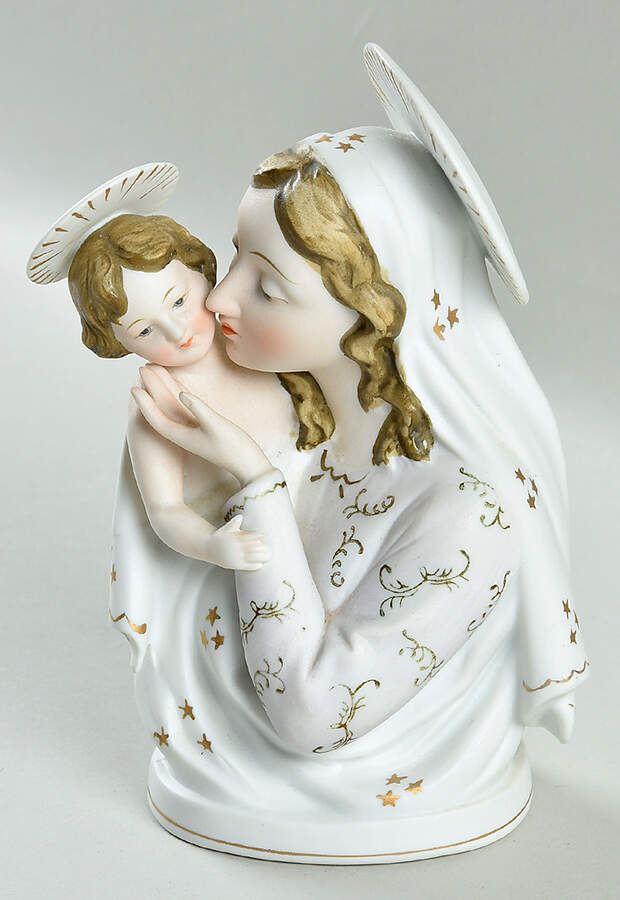 Lefton Figurines Madonna And Child Jesus - No Box by Lefton-1