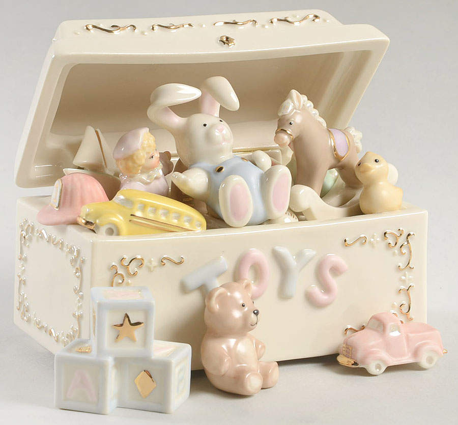 Lenox Music Boxes Childhood Treasures-Toy Box - Boxed by Lenox-1